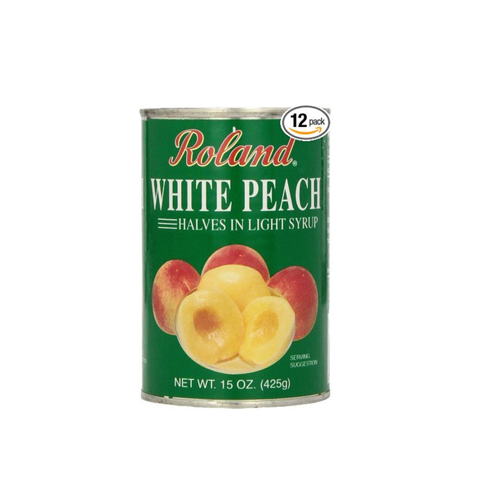 Canned peach irregular slices